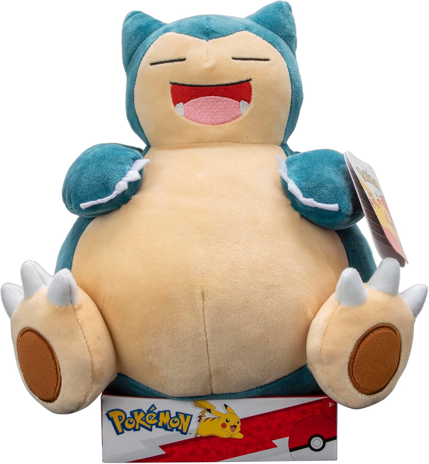 Pokemon - Peluche grande de Snorlax de 12 pulgadas, con licencia of...