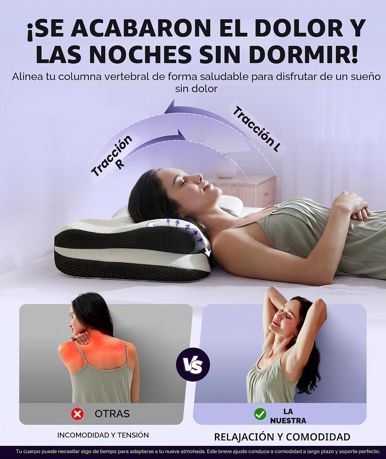 Osteo Zoned Contour - Almohada cervical para el cuello cervical par...