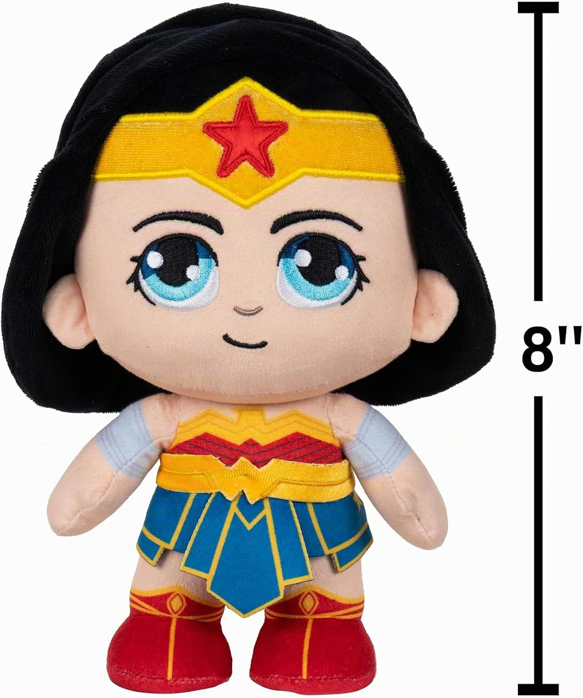 Jazwares DC Peluche de colección de Wonder Woman de 8 pulgadas, sup...
