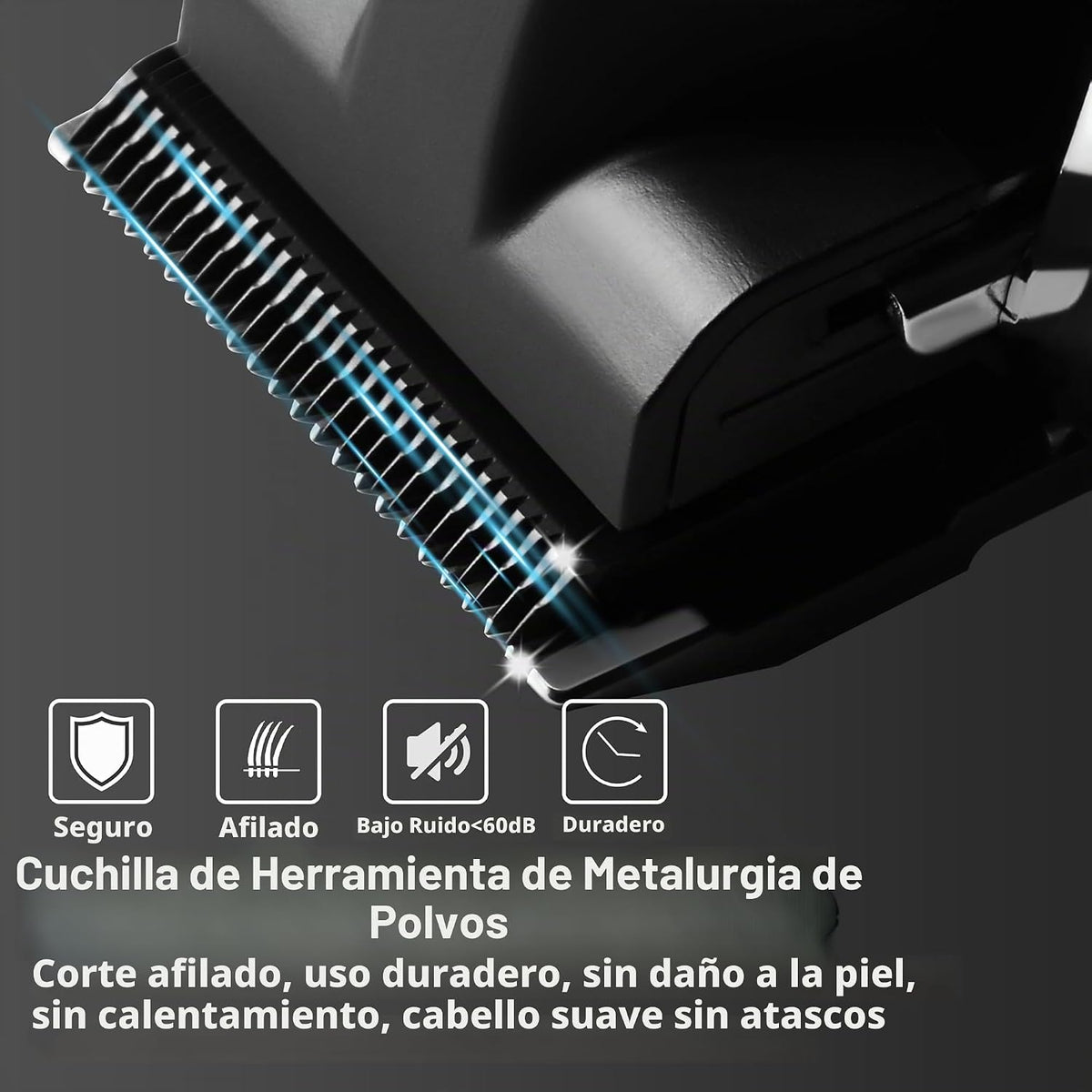 KEMEI 2290 - Cortapelos profesionales para hombres, kits de corte d...