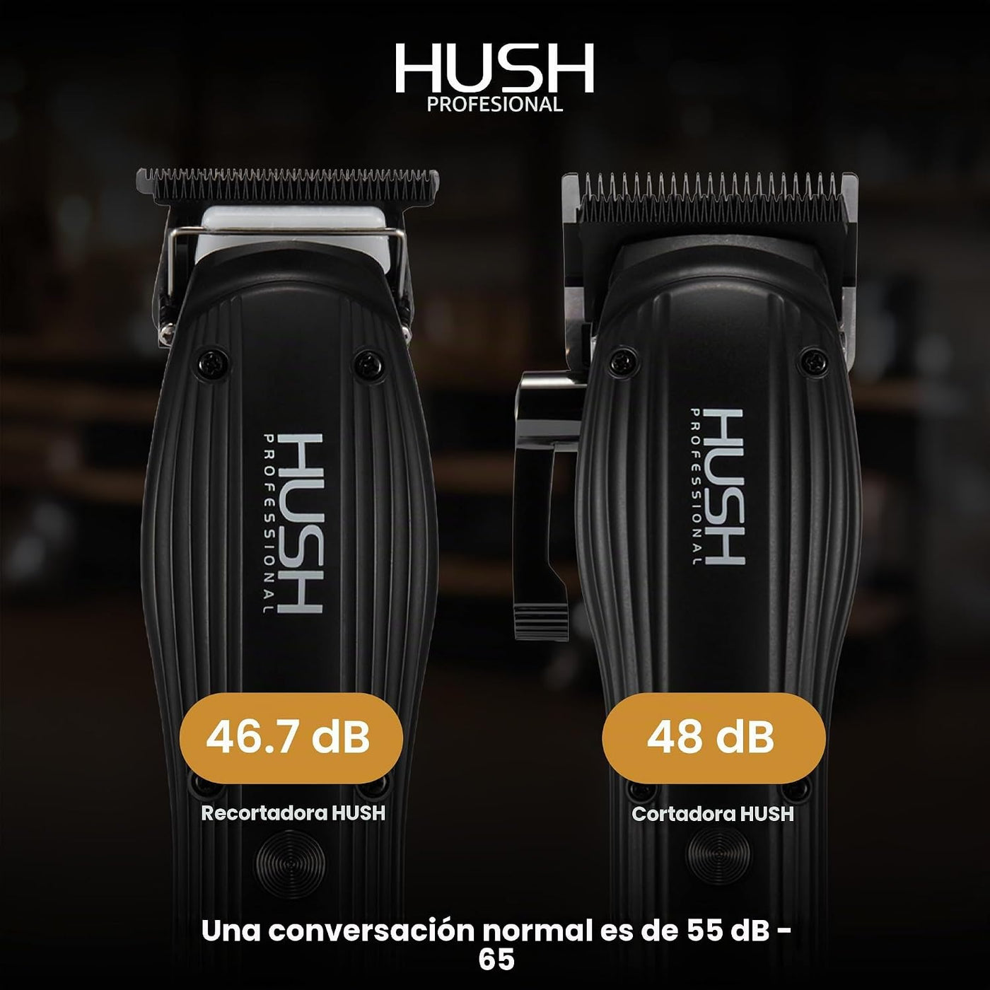 HUSH PROFESSIONAL Cortadora de pelo para hombres \u2013 Kit de cort...