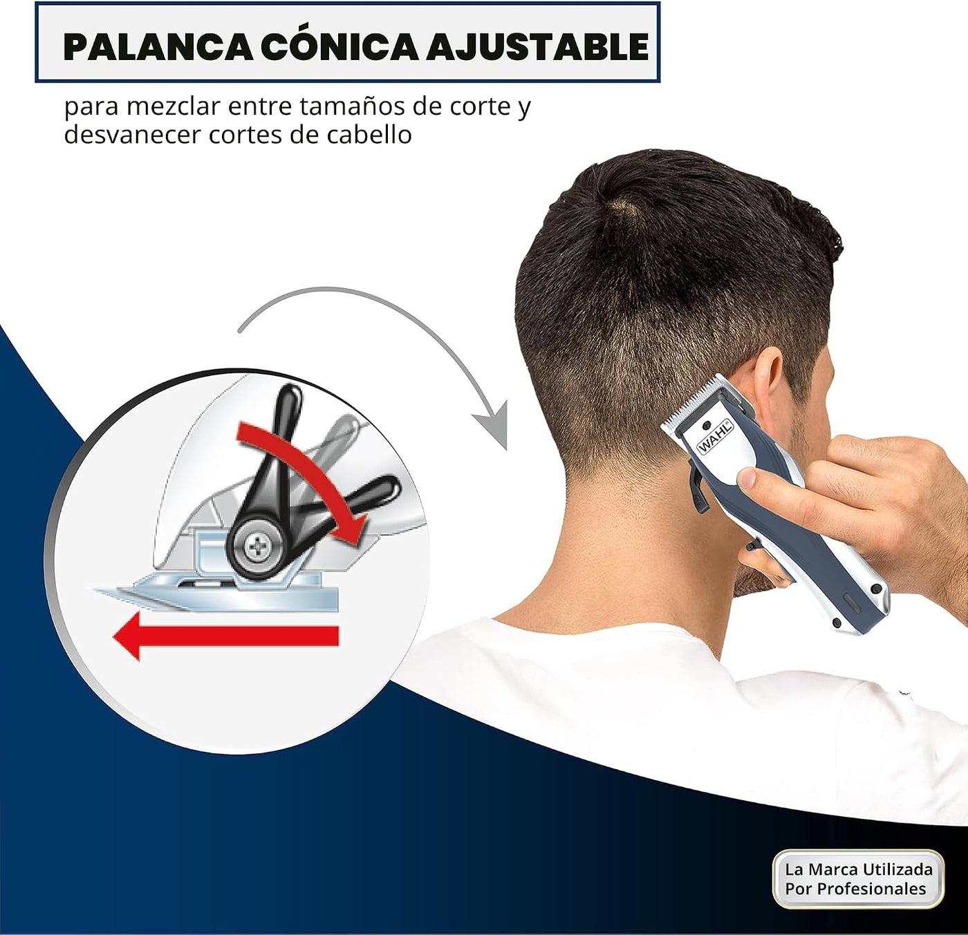 Wahl Cortapelos inalámbricos recargables de iones de litio para hom...