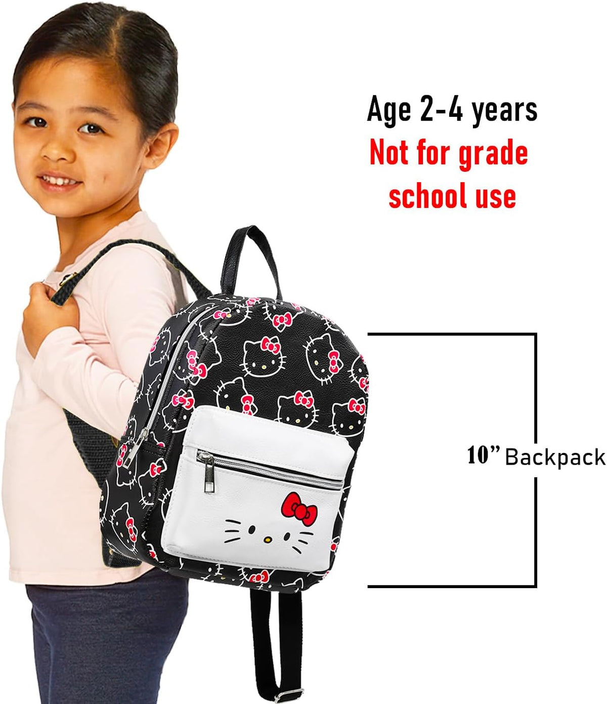 Hello Kitty Mini mochila para niñas, paquete con mochila pequeña de...