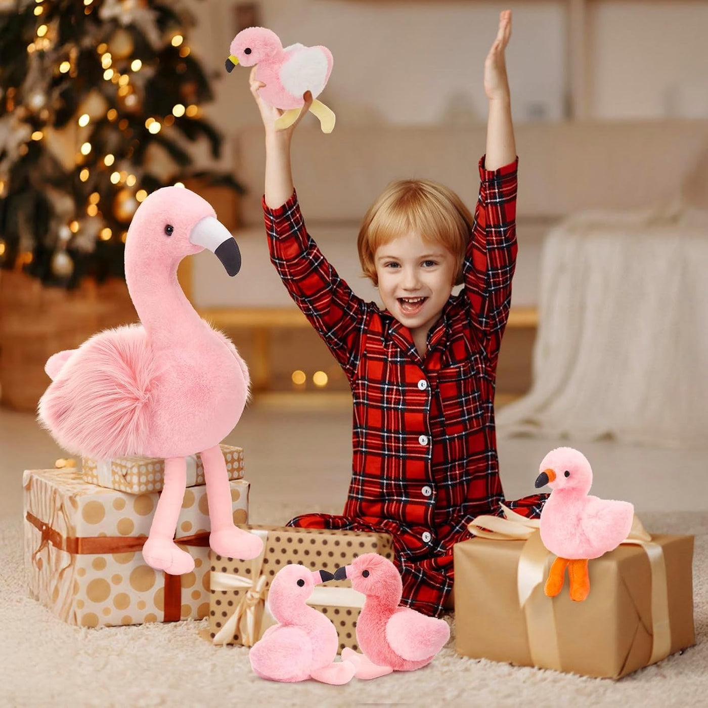 MorisMos - Animales de peluche de flamenco, mamá flamenco de 18 pul...