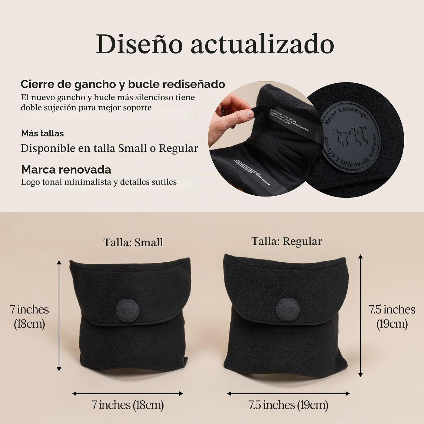 Trtl Almohada científicamente probada, súper suave para el cuello,...