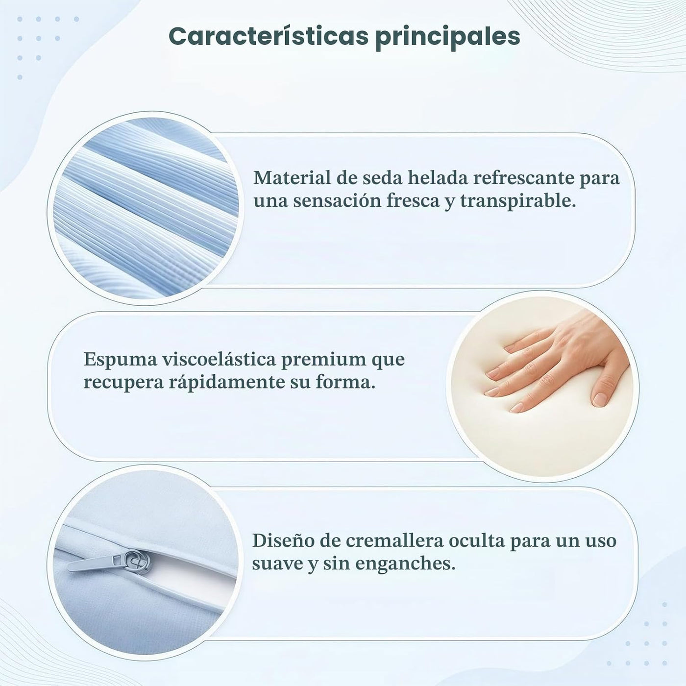 LOHAIGPJ Almohada de espuma viscoelástica cervical mejorada 2.0 2.0...