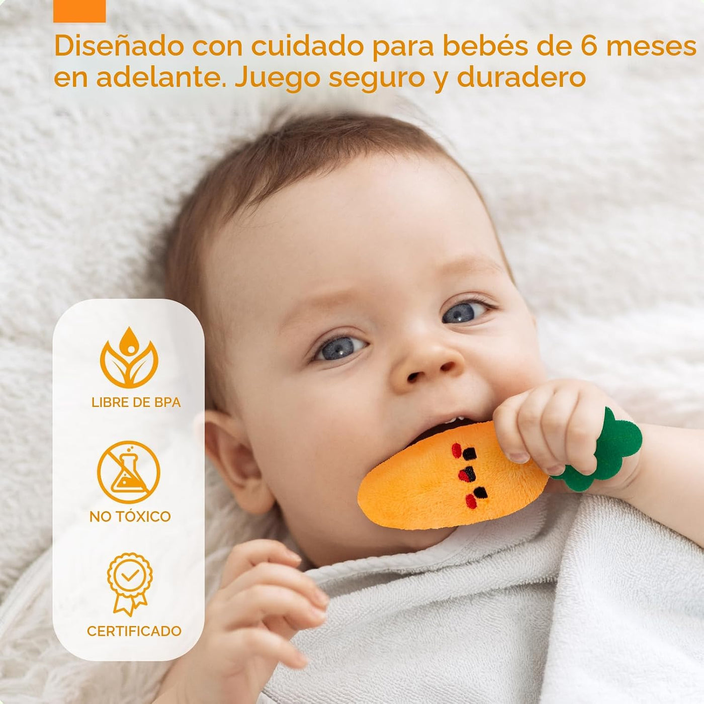 hahaland Juguetes para bebés de 6 a 12 meses - Frutas Verduras Jard...