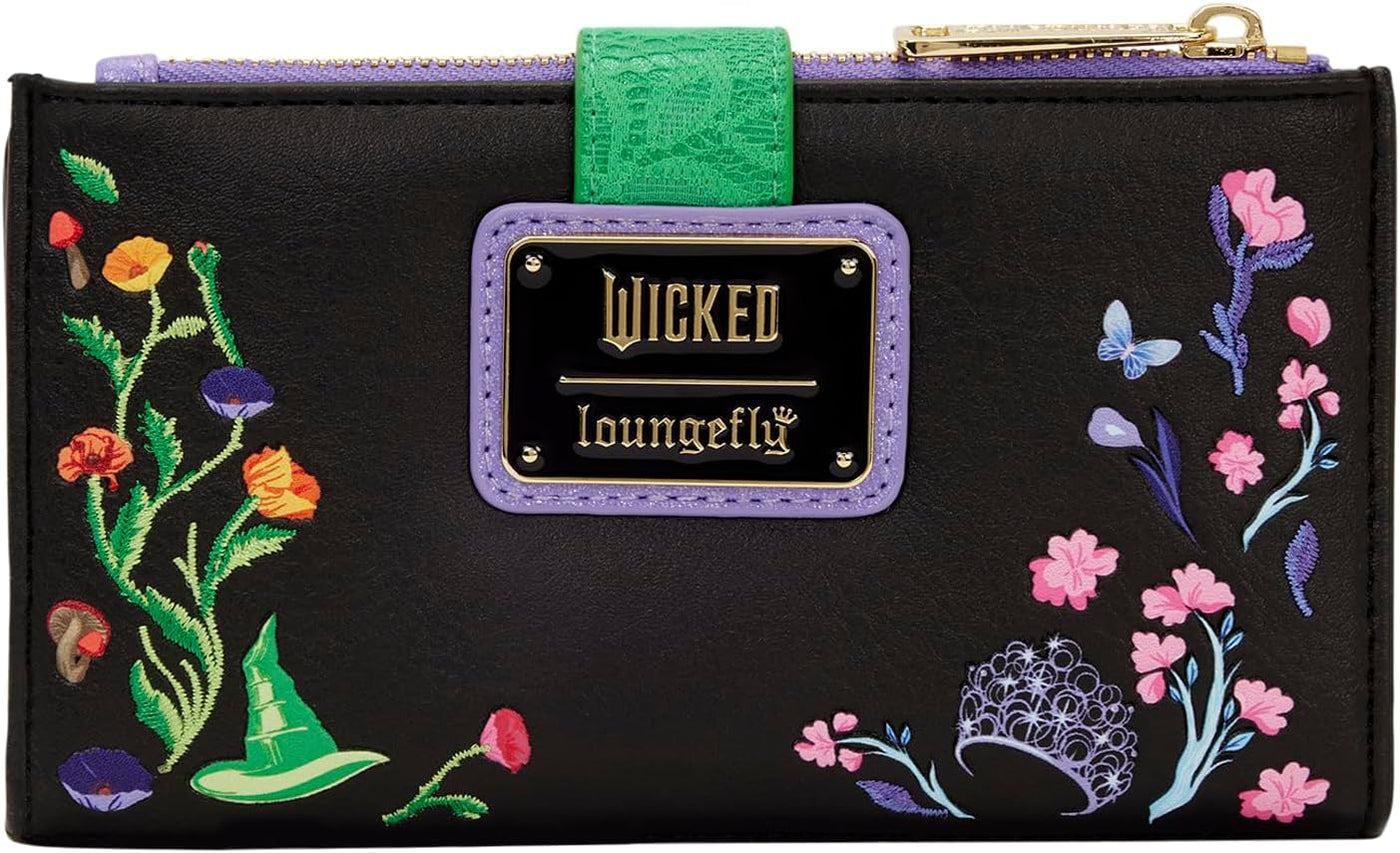 Loungefly Cartera universal Wicked Glinda & Elphaba Floral y En...