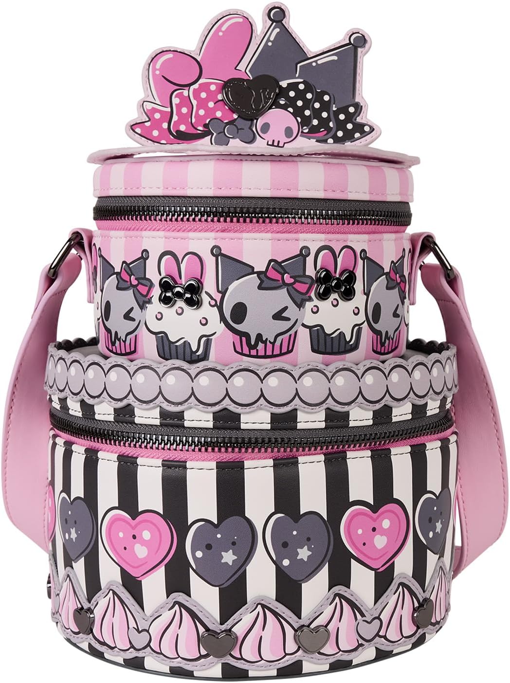 Loungefly Sanrio My Melody y Kuromi - Bolso bandolera