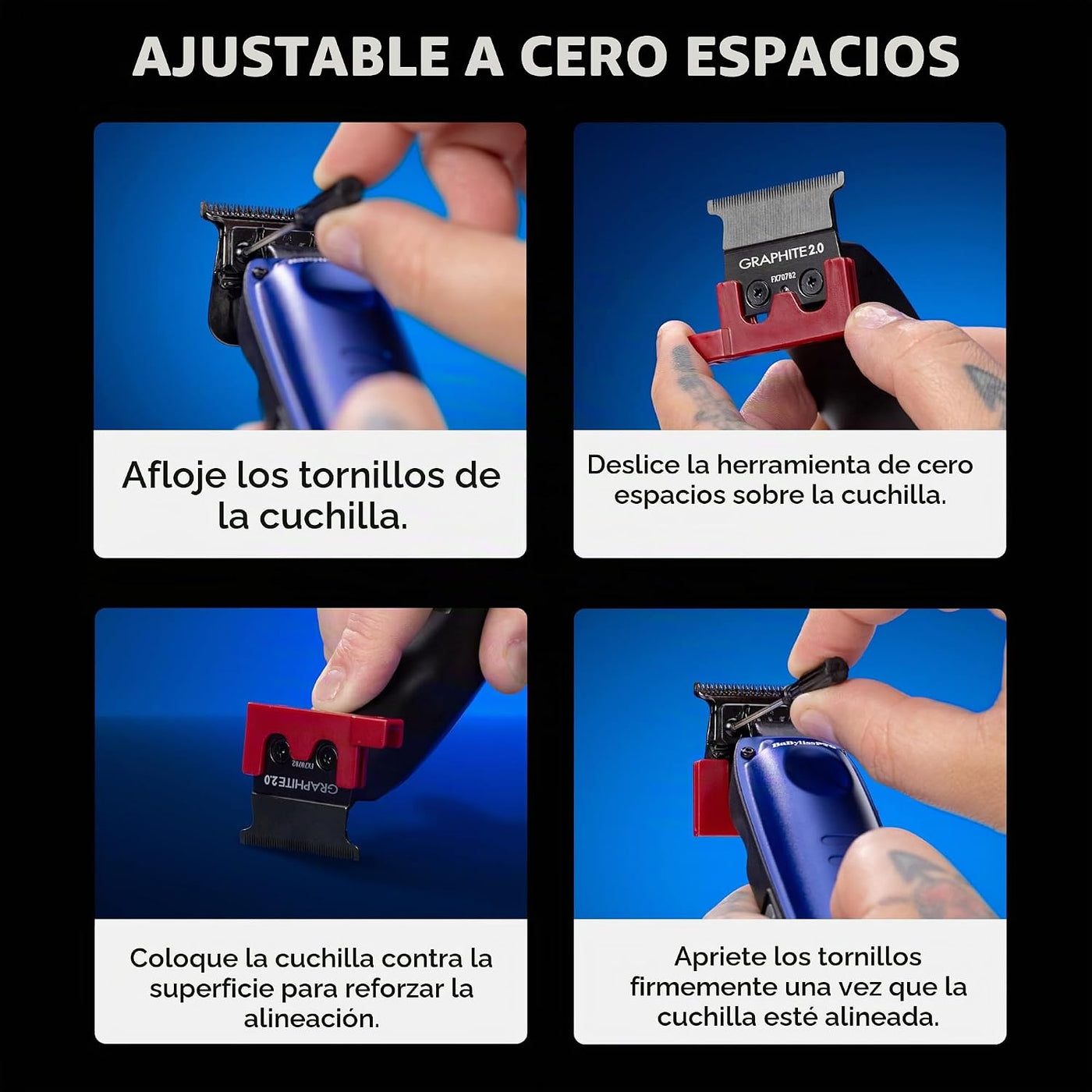BaBylissPRO Recortadoras compactas LO-PROFX de alto rendimiento par...
