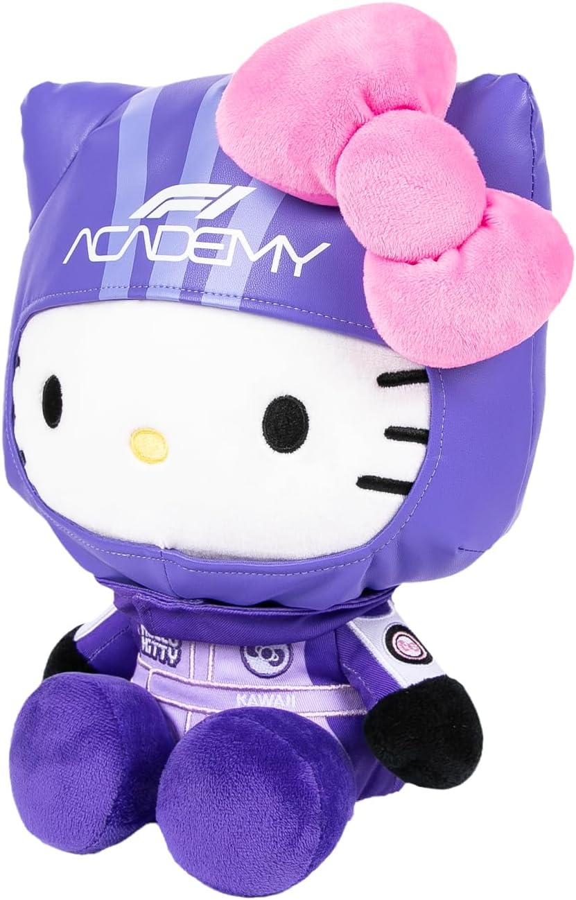 F1A x Hello Kitty - Animal de peluche de carreras unisex, morado, t...