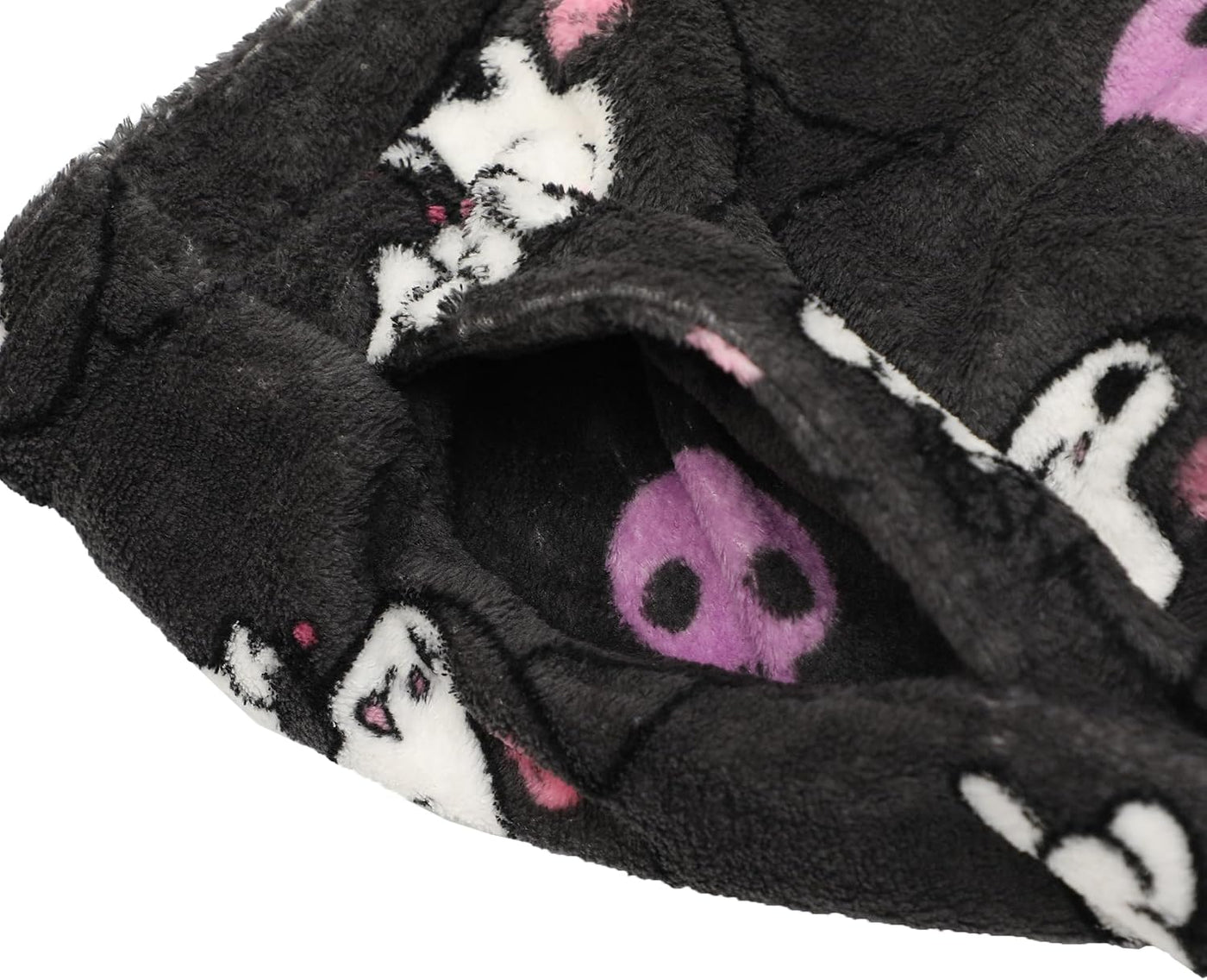 Kuromi - Pantalón de pijama de felpa para mujer