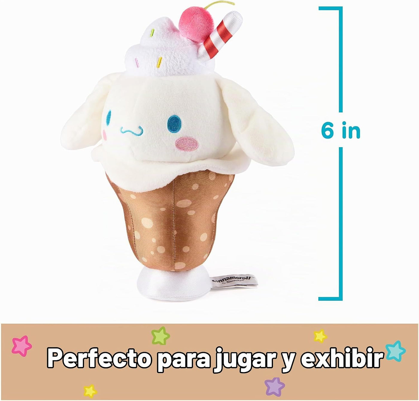 GUND Sanrio Cinnamoroll Root Beer Float - Juguete de peluche de 8 p...