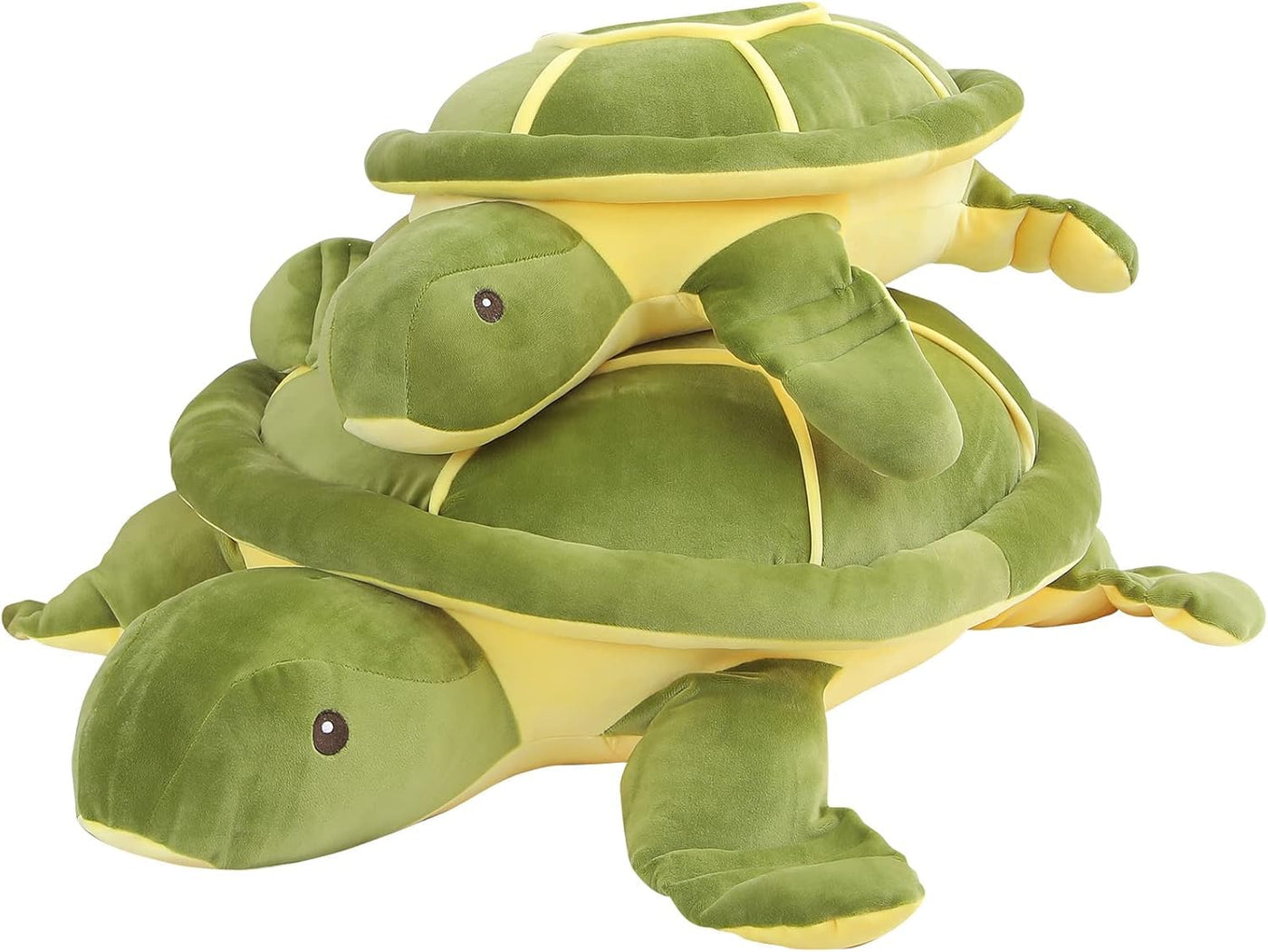 Dalmao Animales de peluche de tortuga marina grande de 28 pulgadas,...