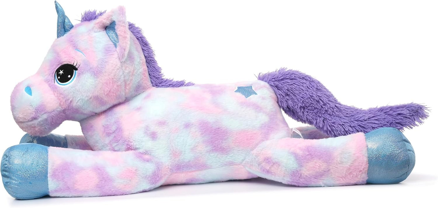LELELONG Juguetes Gigantes de Animales de Unicornio de Peluche para...