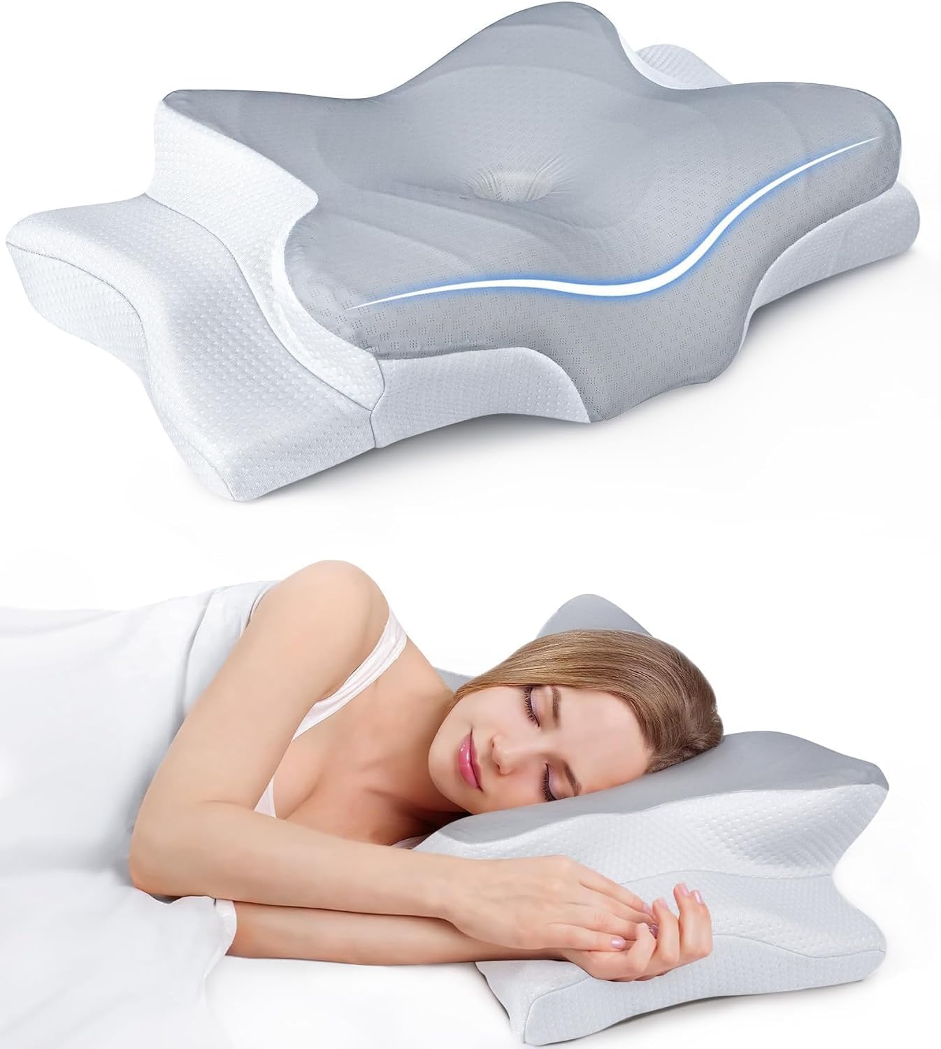 Almohada de Alivio del Dolor Ultra de Enfriamiento para Soporte de...