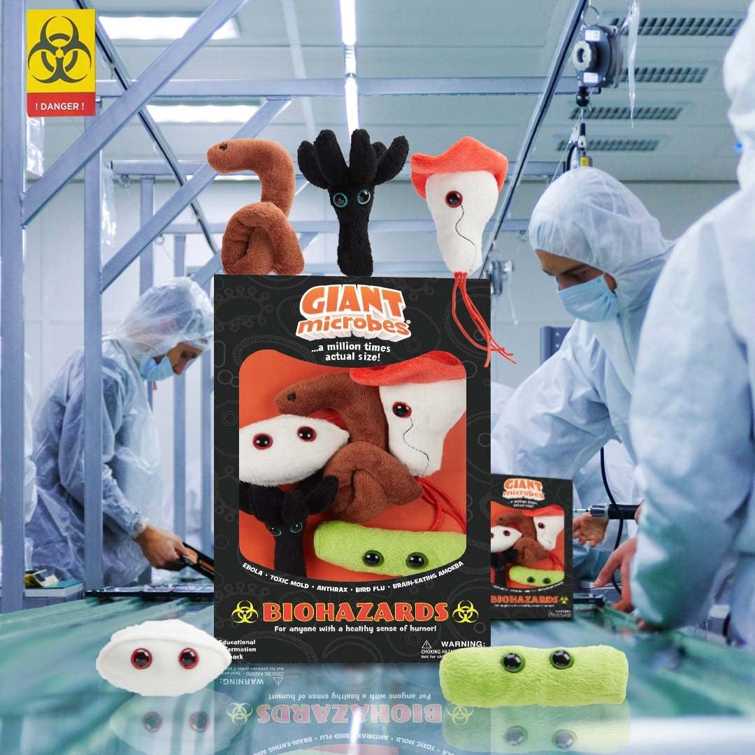 GIANTmicrobes Caja de Regalo de Peligros Biológicos, Regalos de Mic...