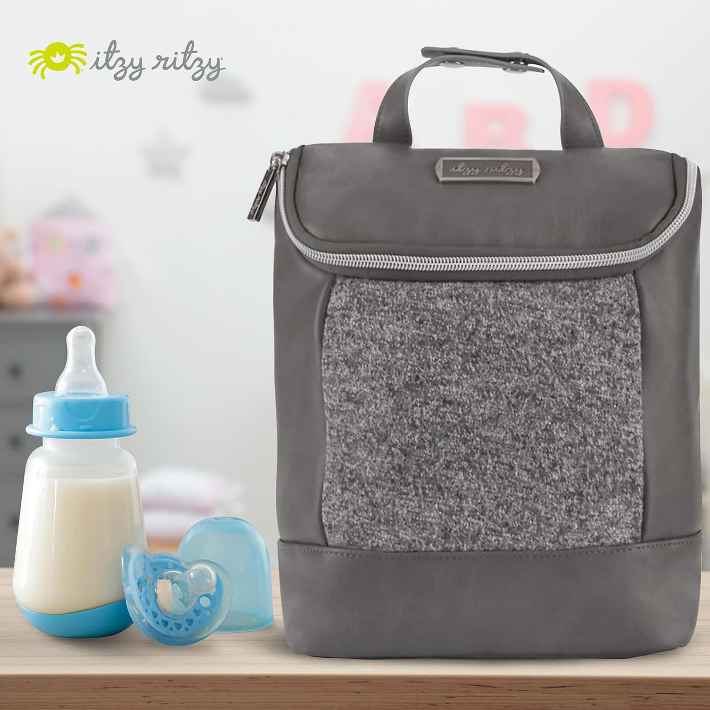 Itzy Ritzy Bolsa aislada para botellas, mantiene las botellas calie...