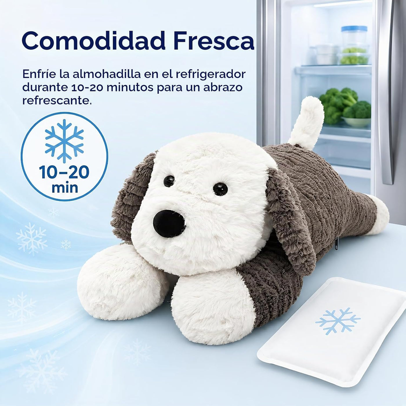 MaoGoLan Peluche de perro de 4 libras para adultos y niños, almohad...