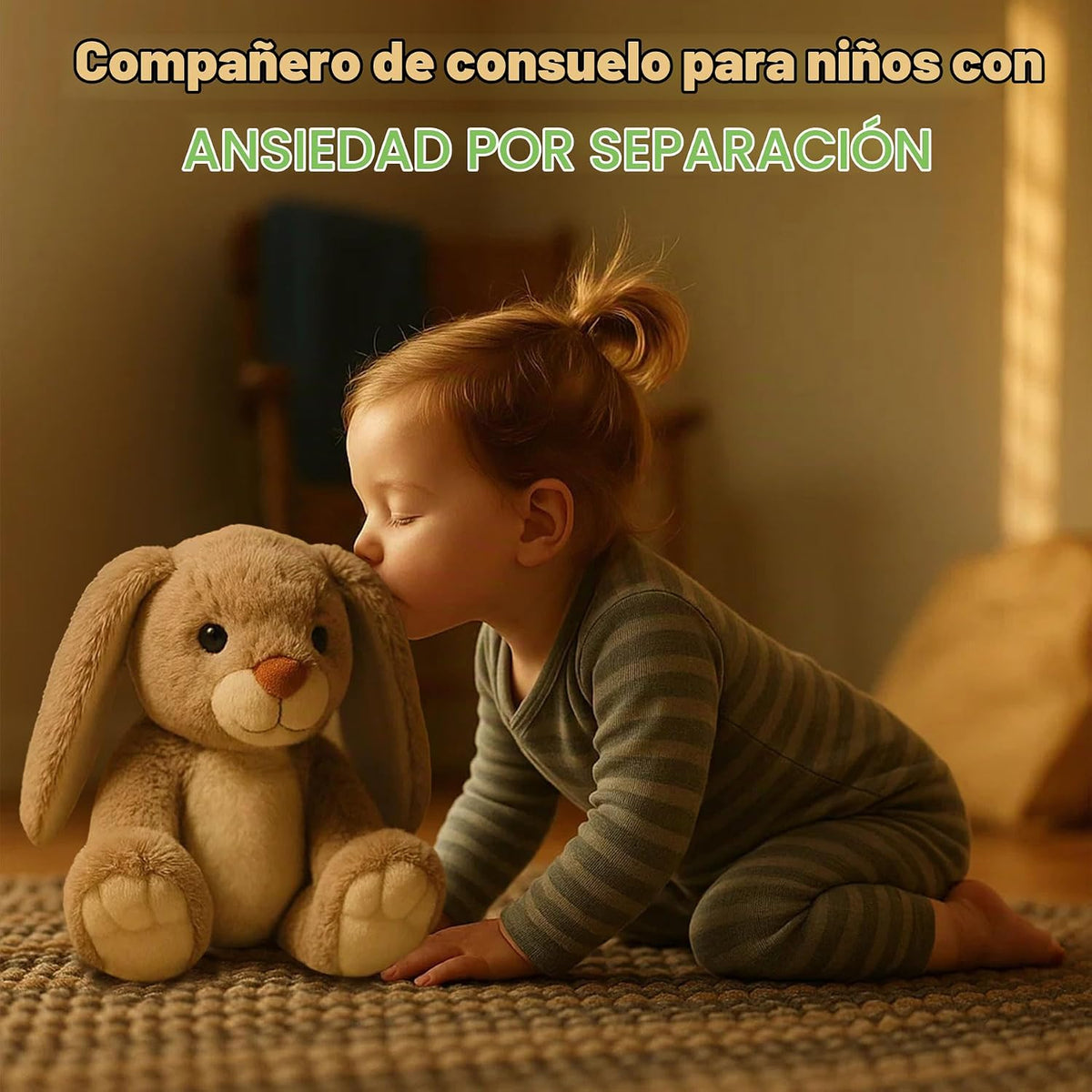 Juguete de peluche de conejo con pies grandes Adorable conejo muñec...