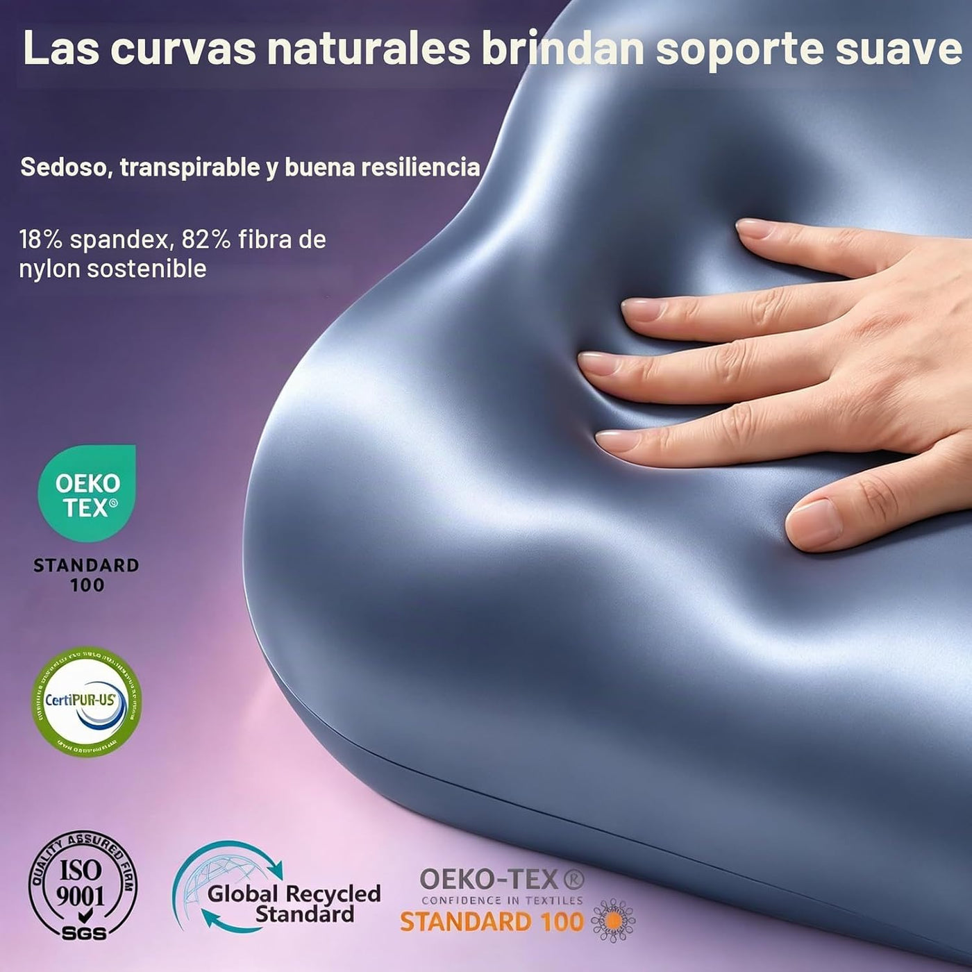 Almohada refrescante para el cuello cervical Dayme y almohada de es...