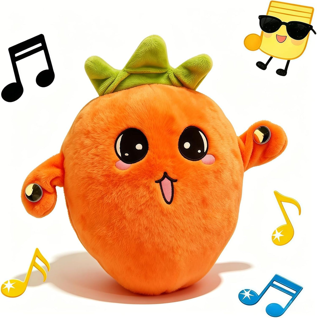 YXuan Juguete sensorial musical de felpa suave, juguete de peluche...