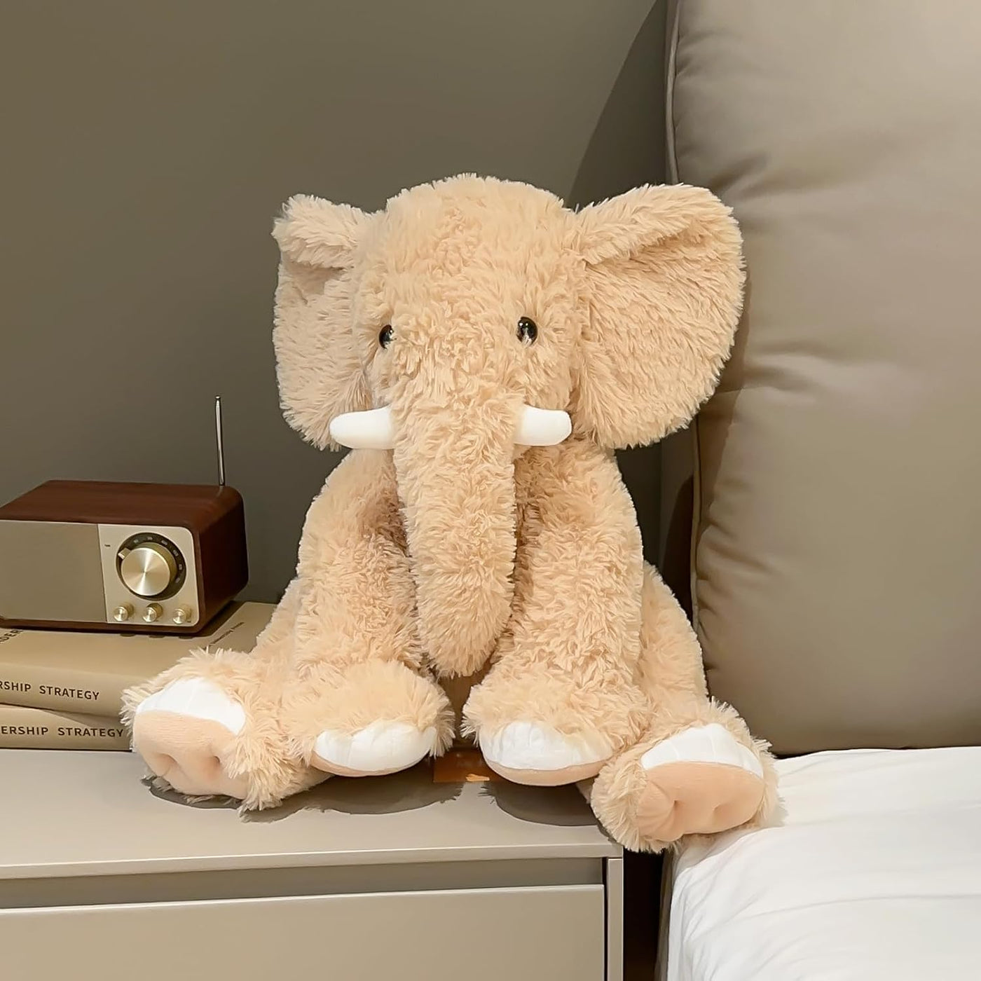 UBABER Elefante de peluche grande de 19.2 pulgadas, juguete de elef...