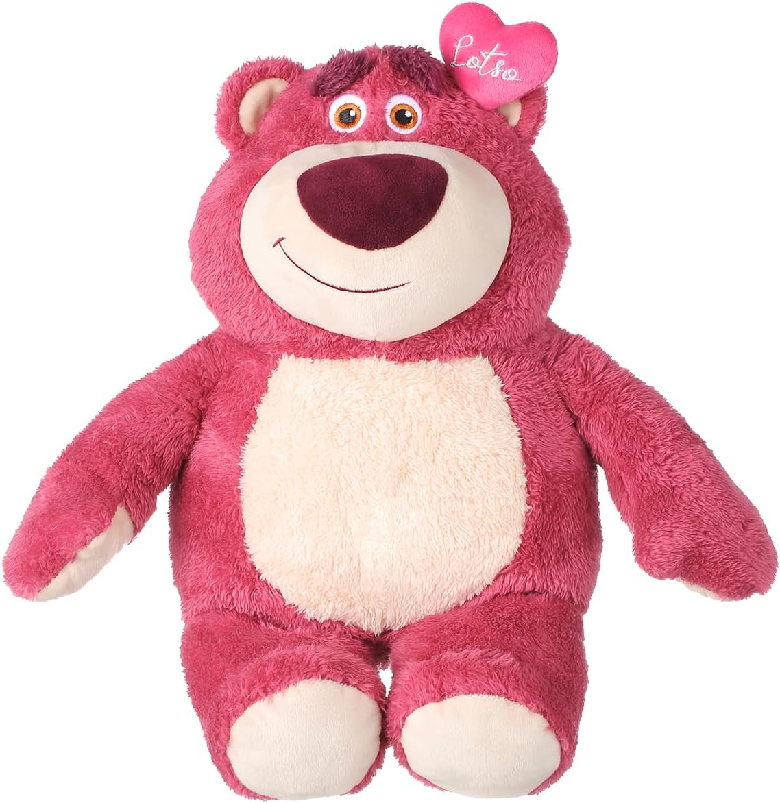 MINISO Oso de fresa de Disney Lotso de 14 pulgadas, animales de pel...