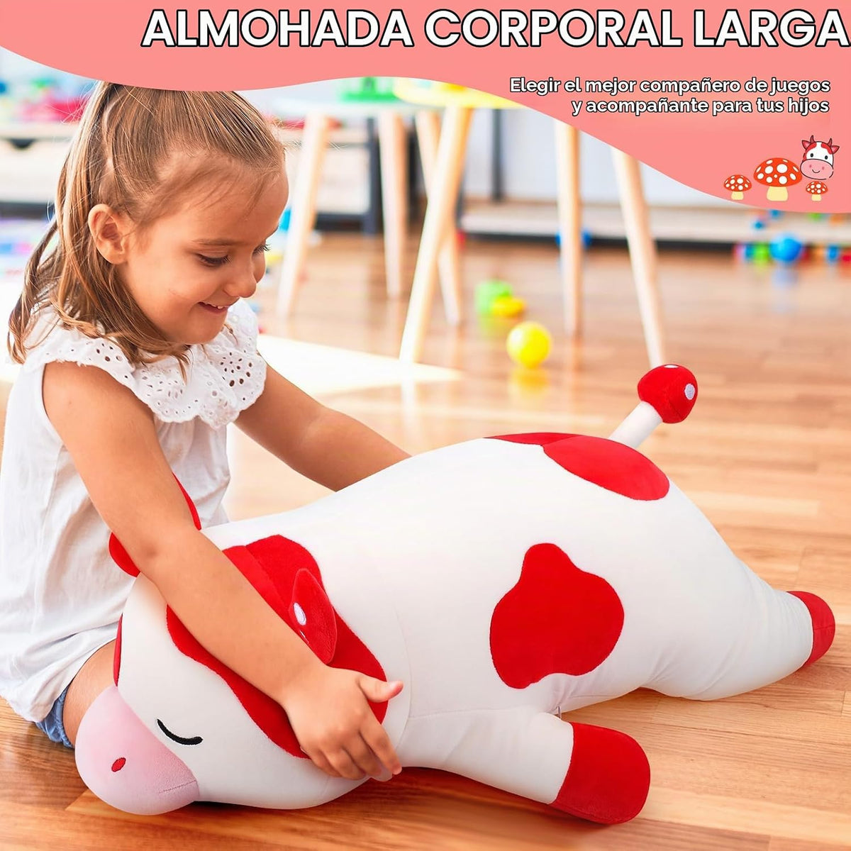 Auspicious beginning Peluche de Vaca Hongo Gigante de 30''...