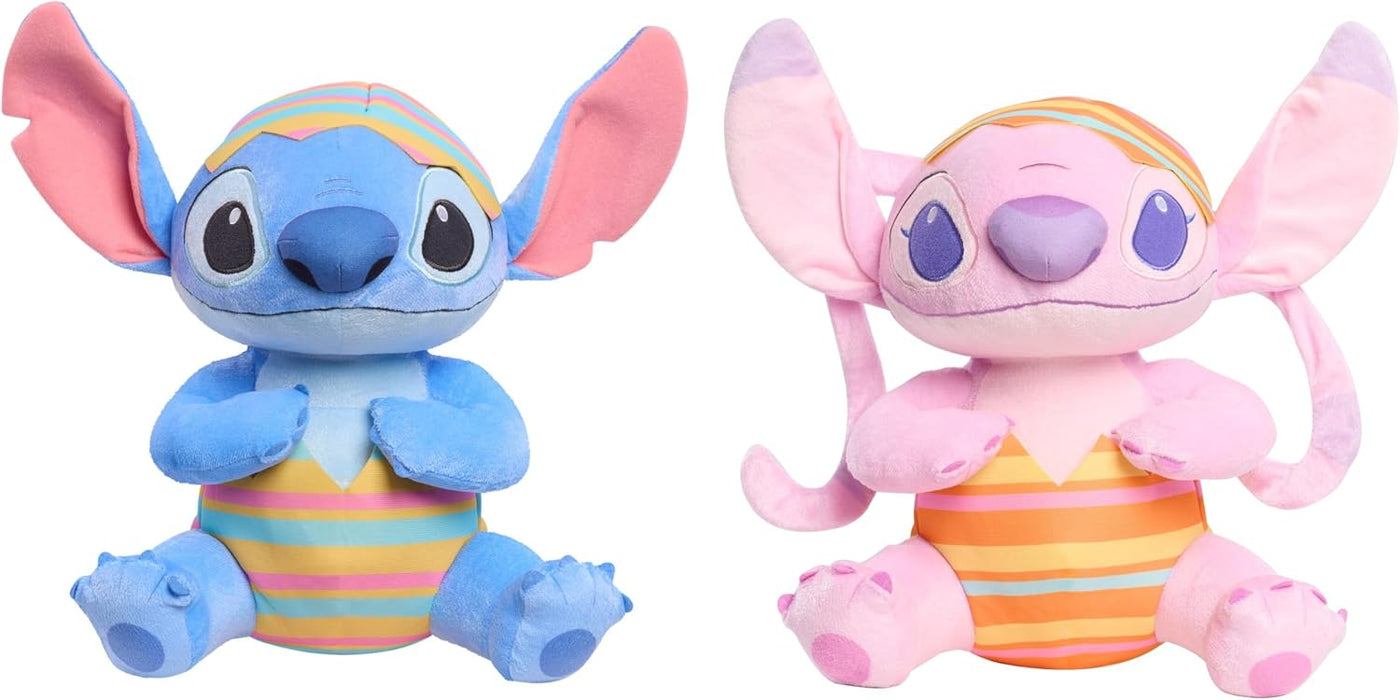 Disney Stitch - Peluche suave de Pascua en mameluco y sombrero de h...
