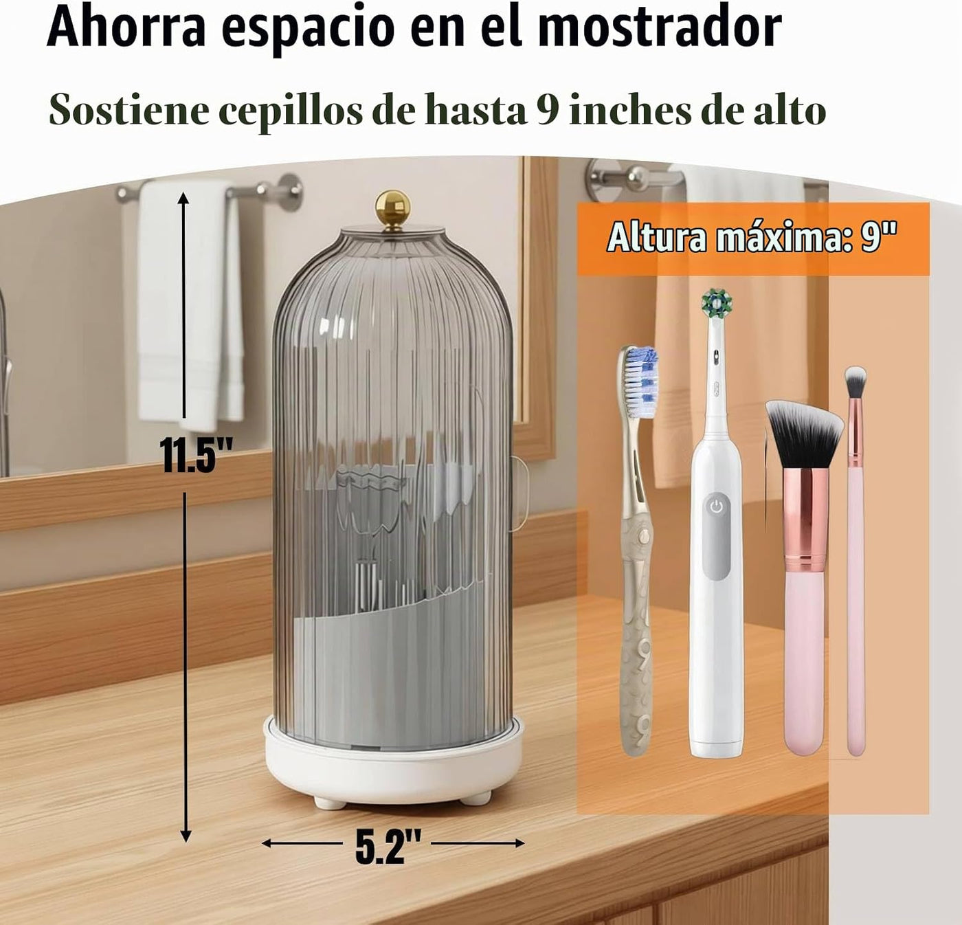 Soporte para utensilios en forma de jaula de pájaros con tapa, orga...
