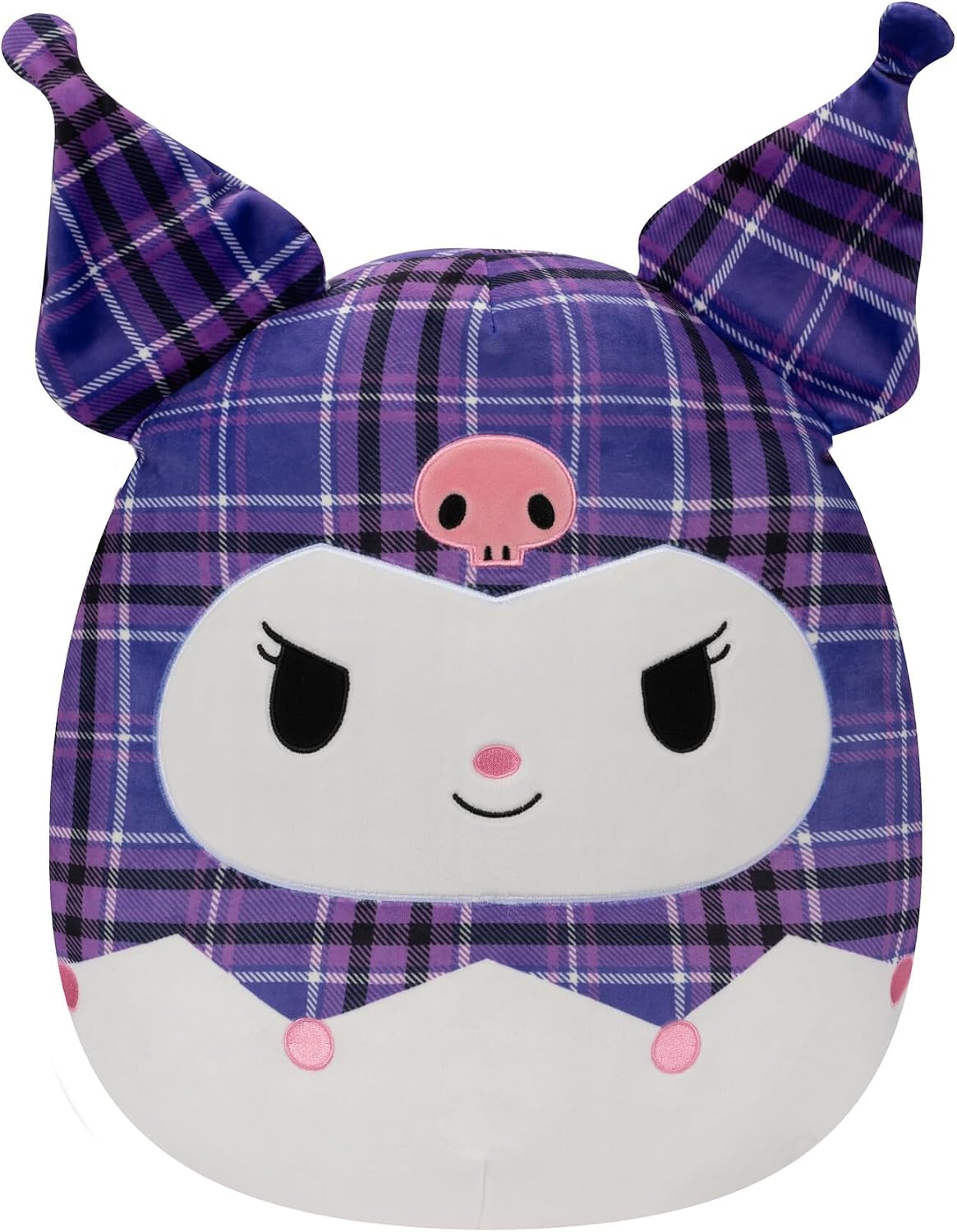 Squishmallows Original Sanrio - Peluche de Kuromi de 14 pulgadas co...