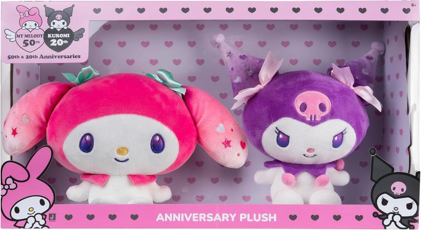 My Melody™ 50º y Kuromi™ 20º Aniversarios Peluche de 8 Pulgadas de...