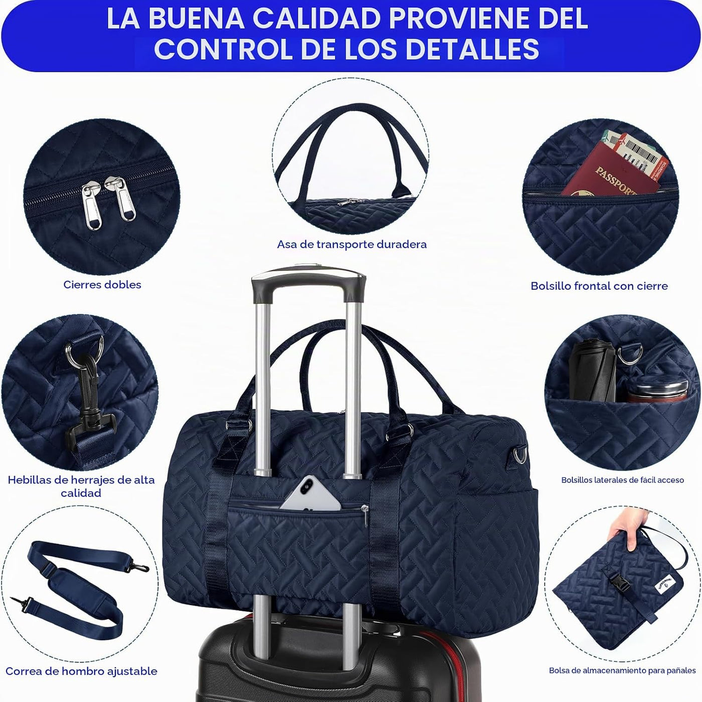 SUPROMOMI Bolsa de pañales: bolso de mamá, bolsa de bebé para niño...