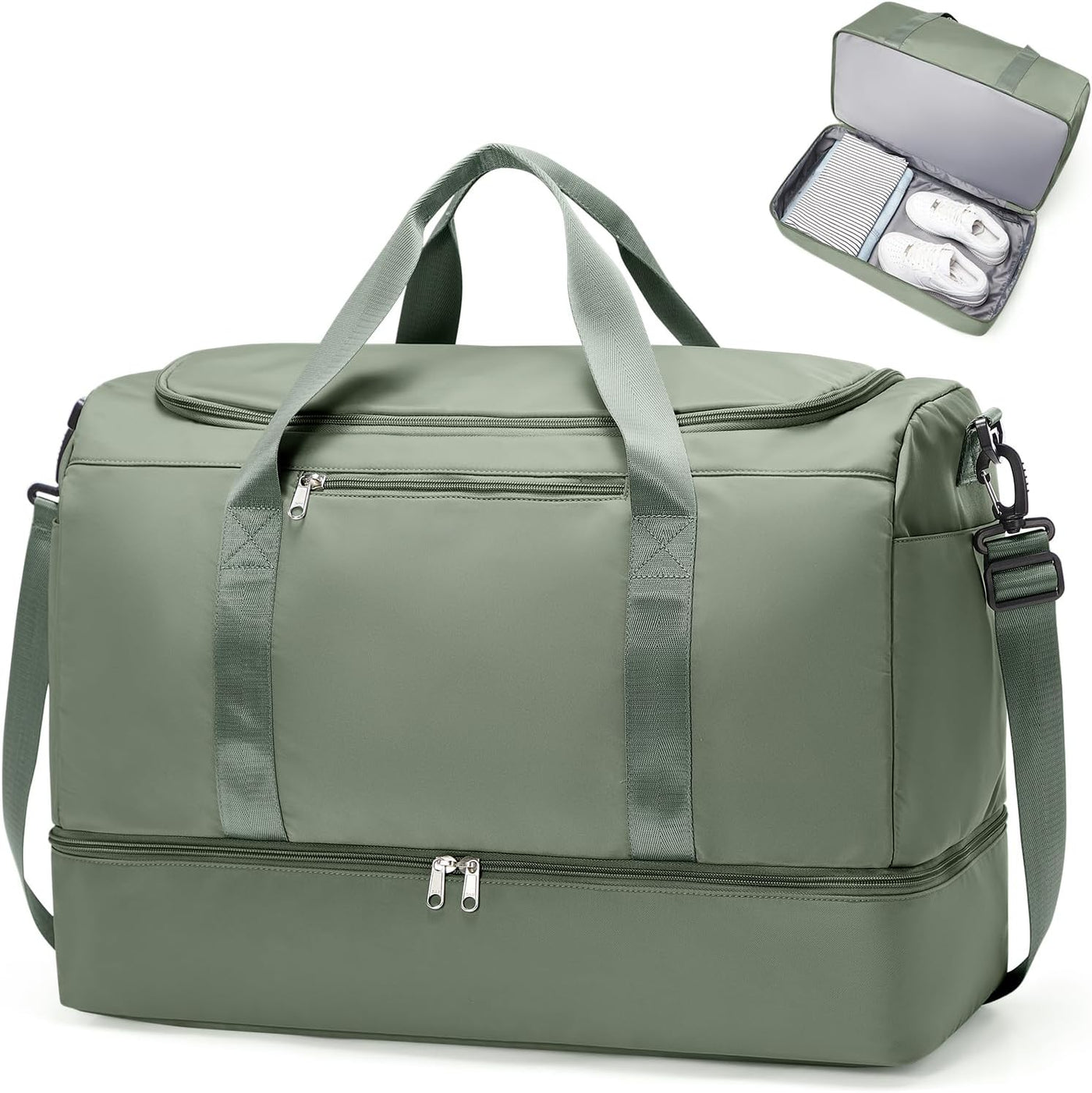 Bolsa de viaje extra grande, bolsas de mano de fin de semana para m...