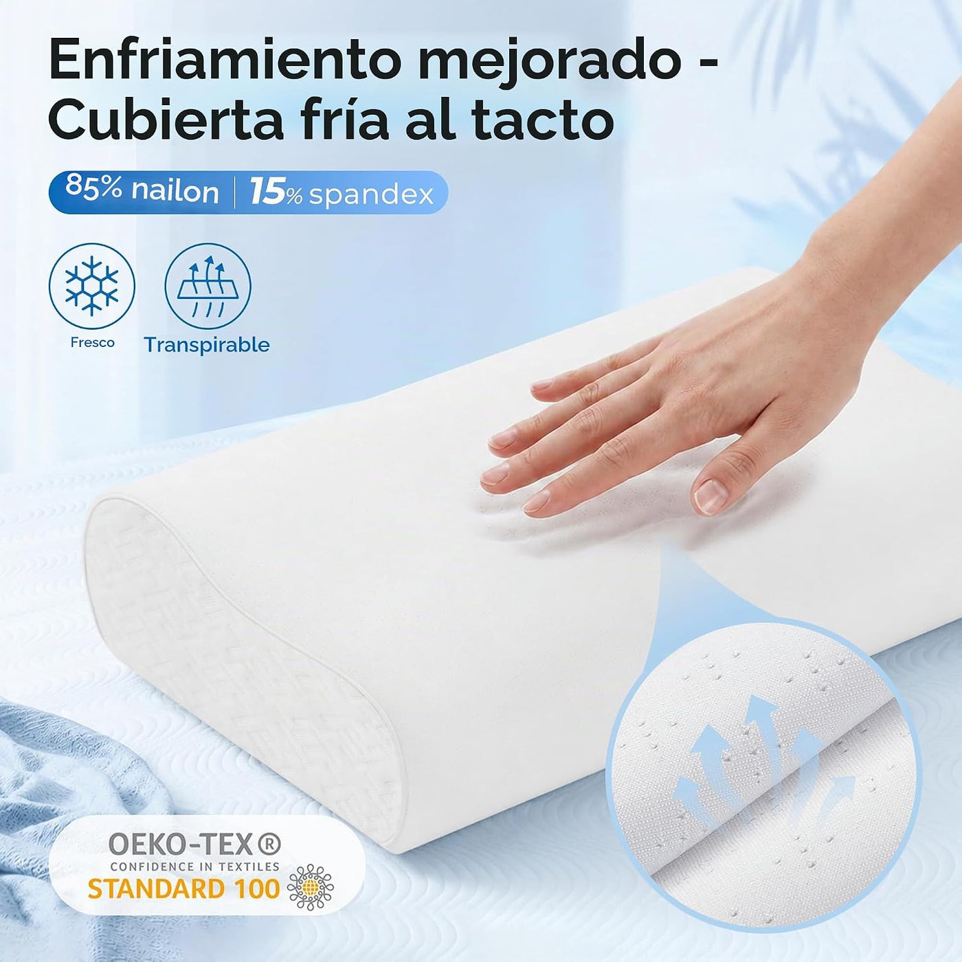 Elviros Almohada cervical de la cama de la almohada del cuello de l...