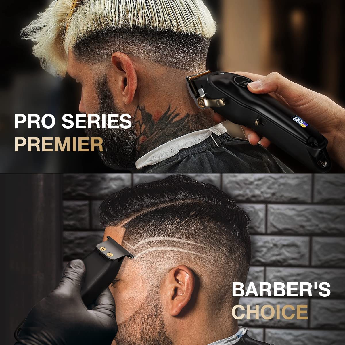 SUPRENT PRO - Juego de cortapelos profesional para hombre, kit de c...