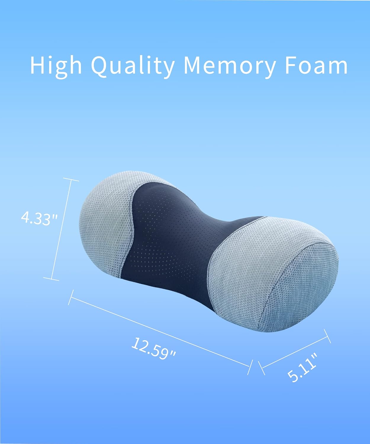 Bespilow Almohada pequeña para dormir, almohadas cervicales para al...