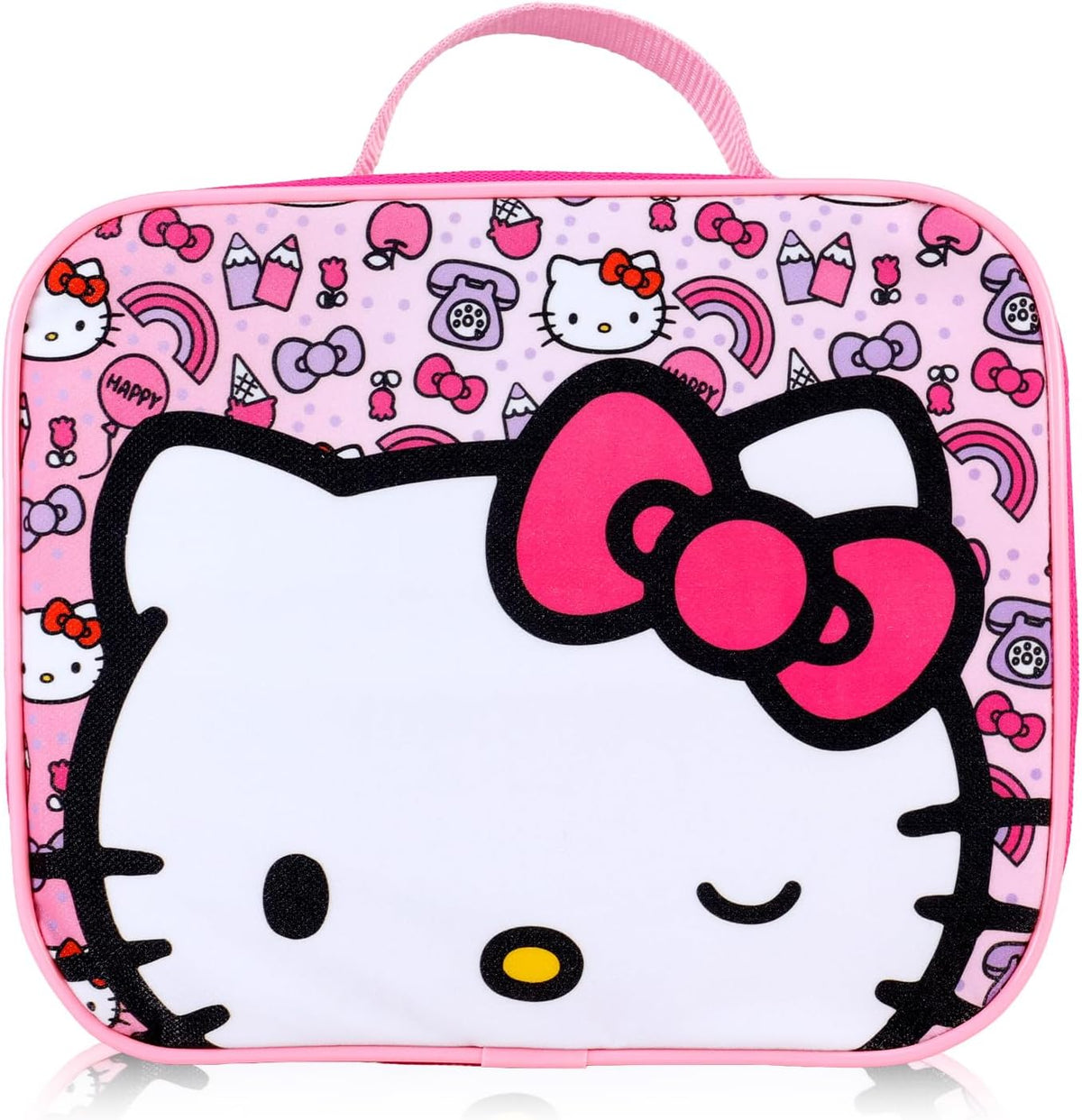 Hello Kitty - Mochila con bolsa de almuerzo, juego de 5 piezas, bol...