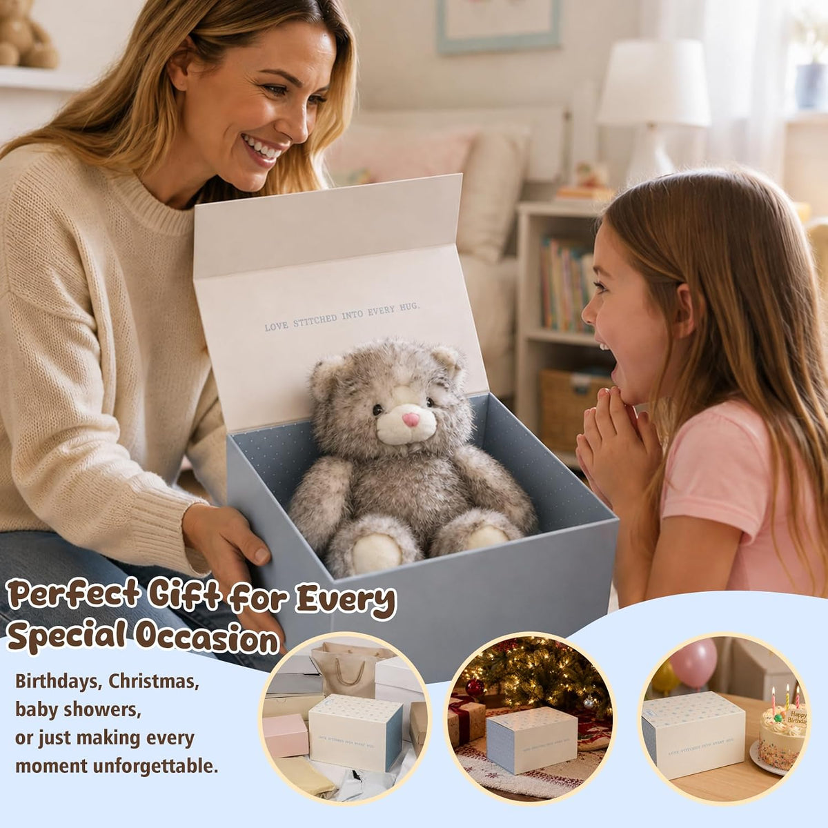 Cudhug Juguete interactivo de peluche de gato suave de 15.7 pulgada...
