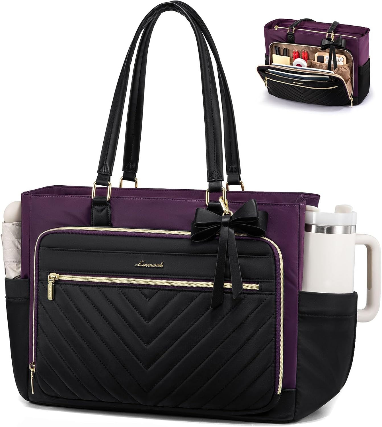 LOVEVOOK Bolsa de mano para profesores para mujer, bolsa de trabajo...