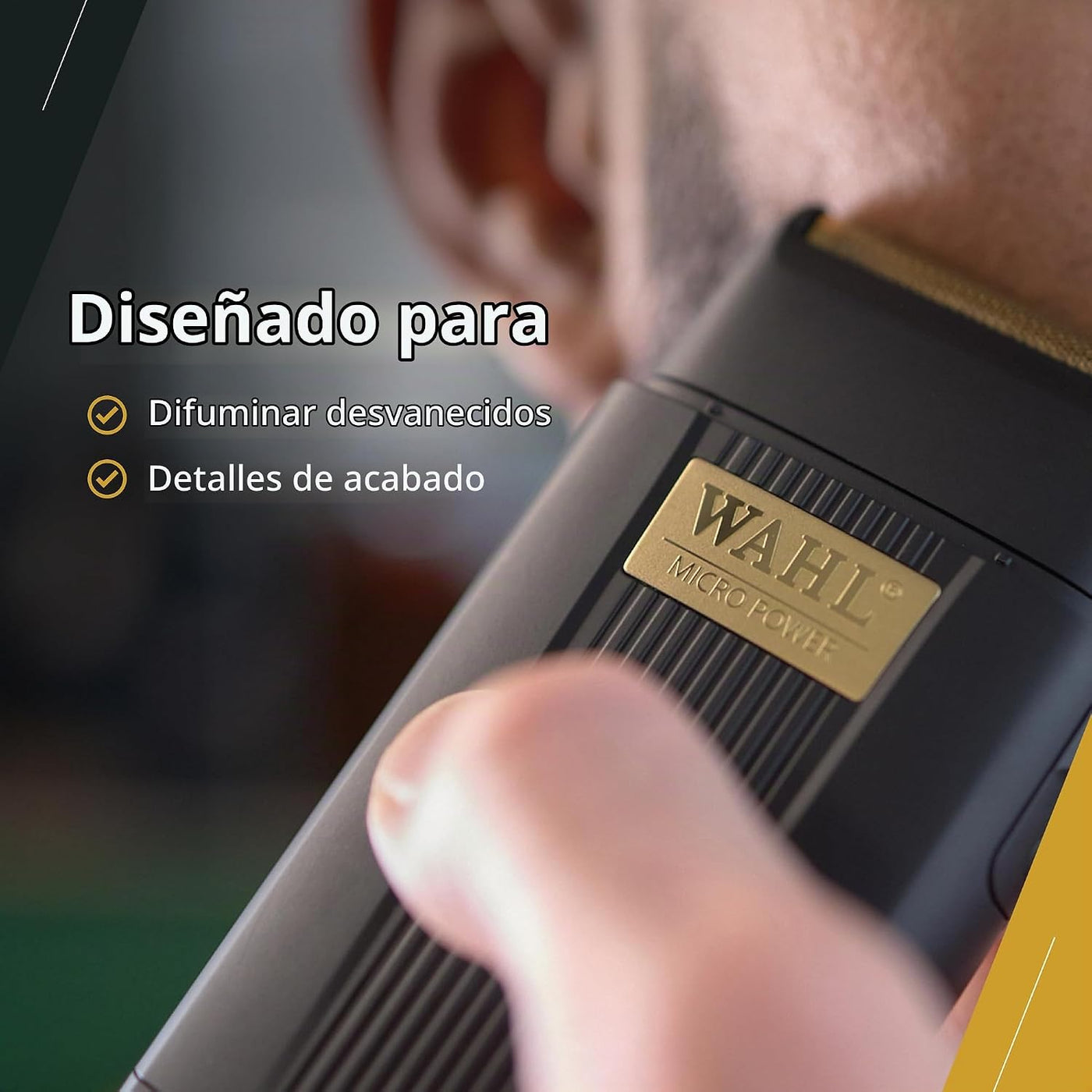 Wahl Professional Micro Power Shaver, lámina de acabado ultra-cerca...