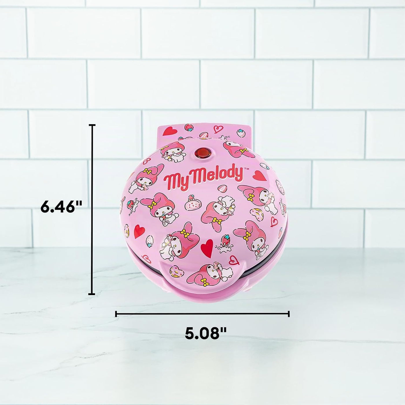 Uncanny Brands - Mini gofrera Hello Kitty My Melody - Cocina con tu...