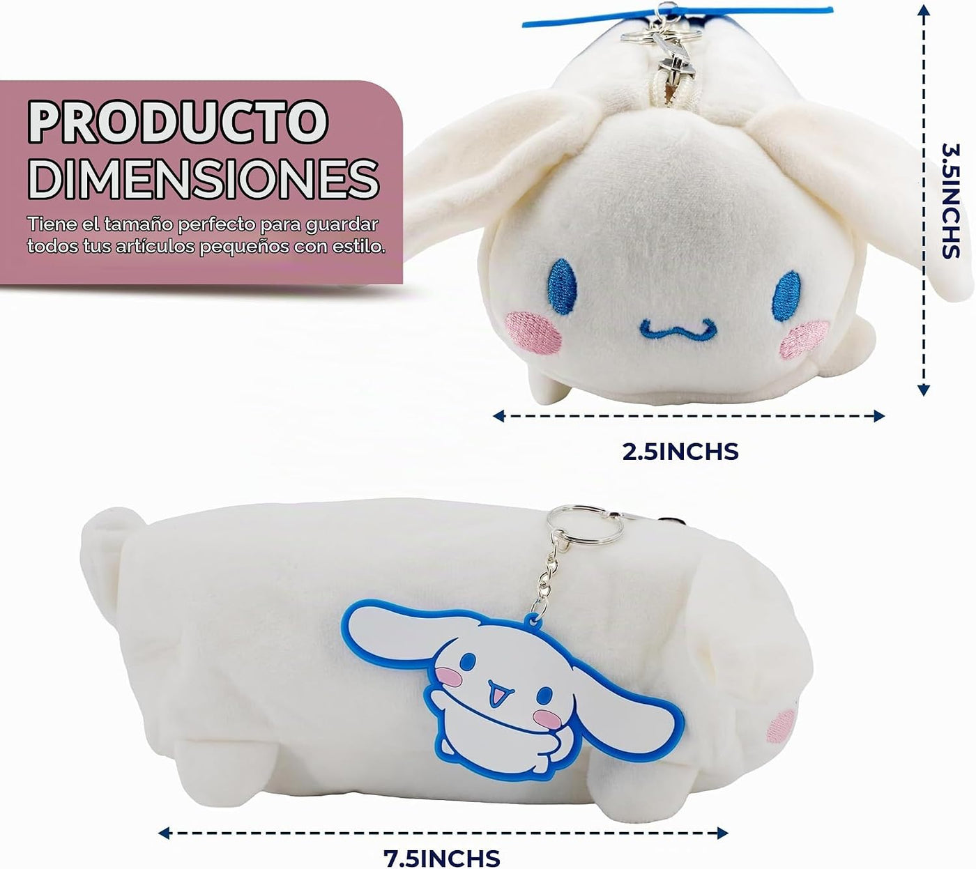AI ACCESSORY INNOVATIONS Cinnamoroll Estuche de Almacenamiento Mult...