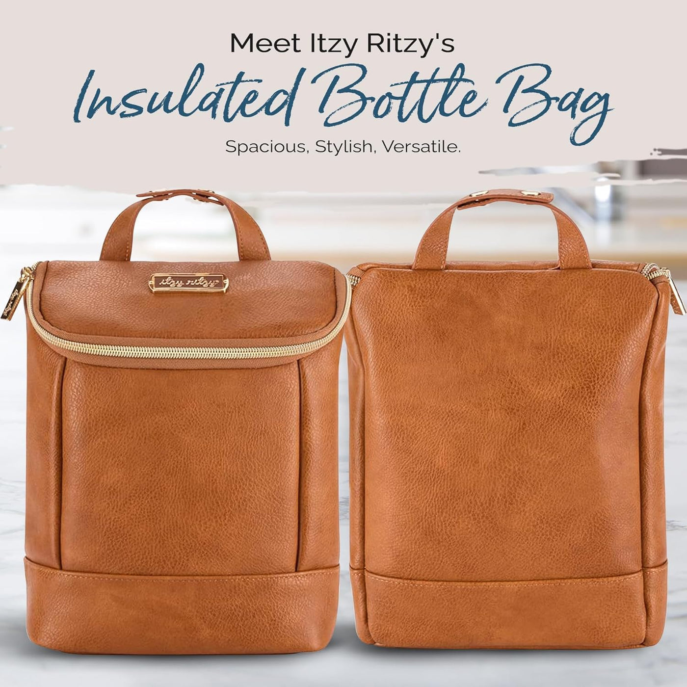 Itzy Ritzy Bolsa aislada para botellas, mantiene las botellas calie...