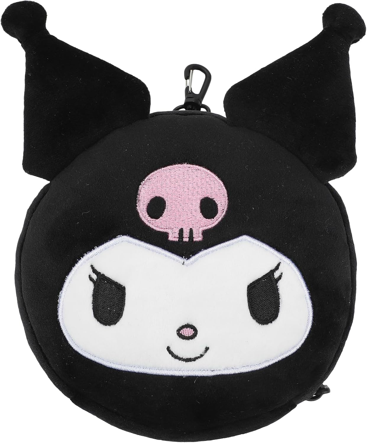 Bioworld Kuromi - Almohada cervical convertible con máscara de ojos...
