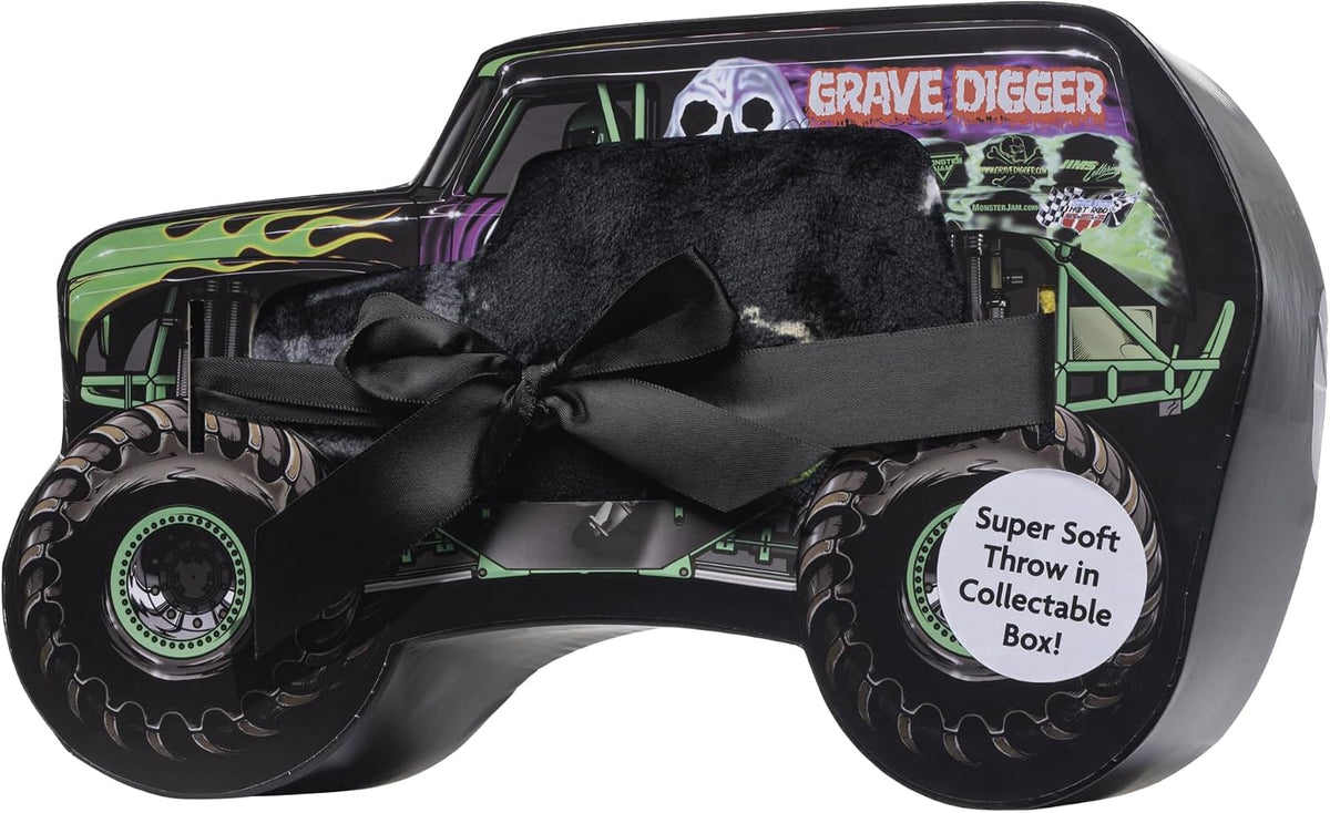 Manta Monster Jam con caja de regalo \u2013 La manta mide 46 x 60 p...