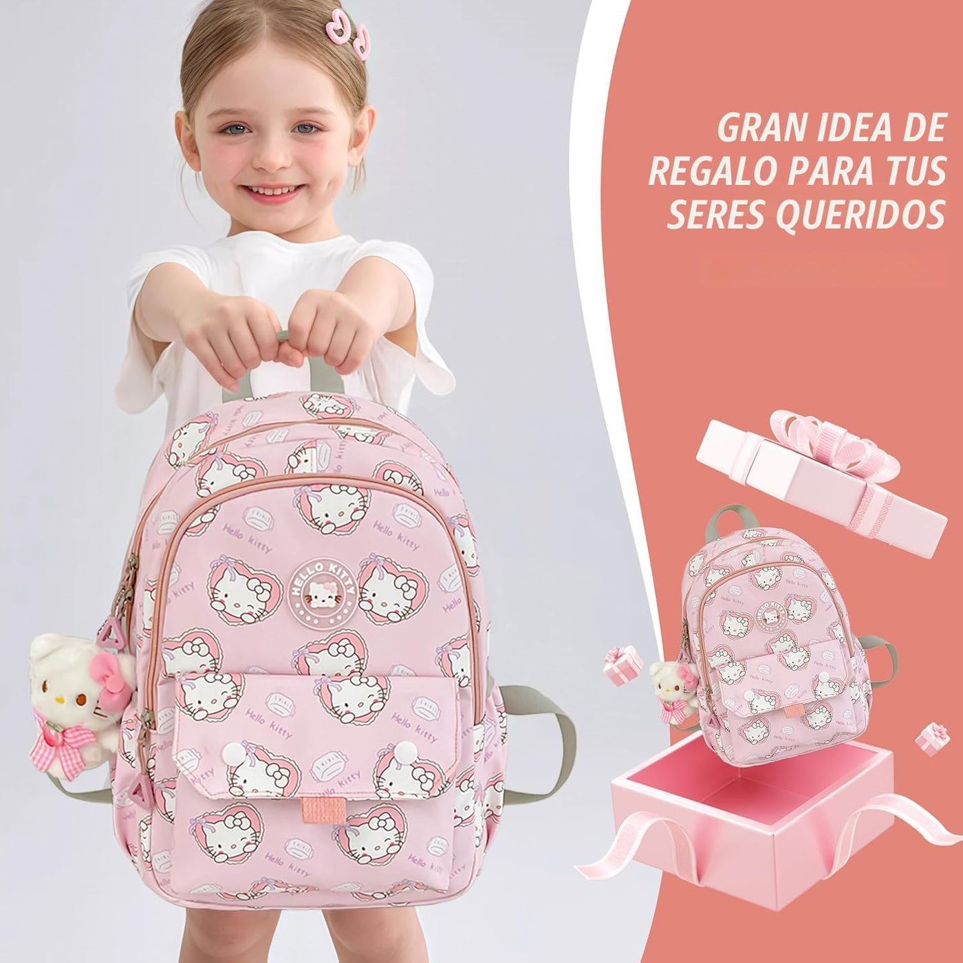 trettitre Mochila linda de anime para estudiantes, bolsa de viaje c...