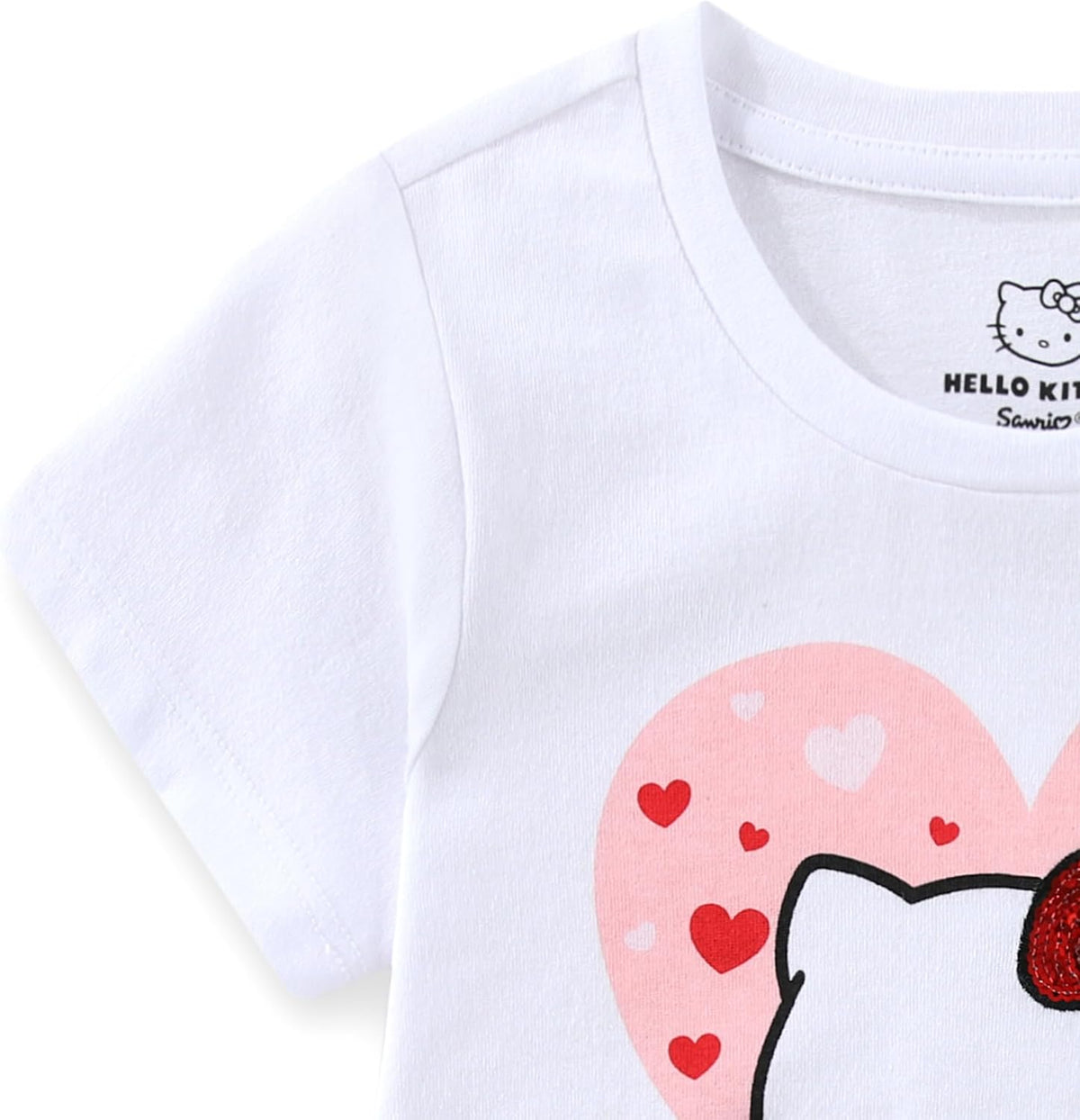 Hello Kitty Sanrio - Conjunto de camisa de manga corta y falda de t...