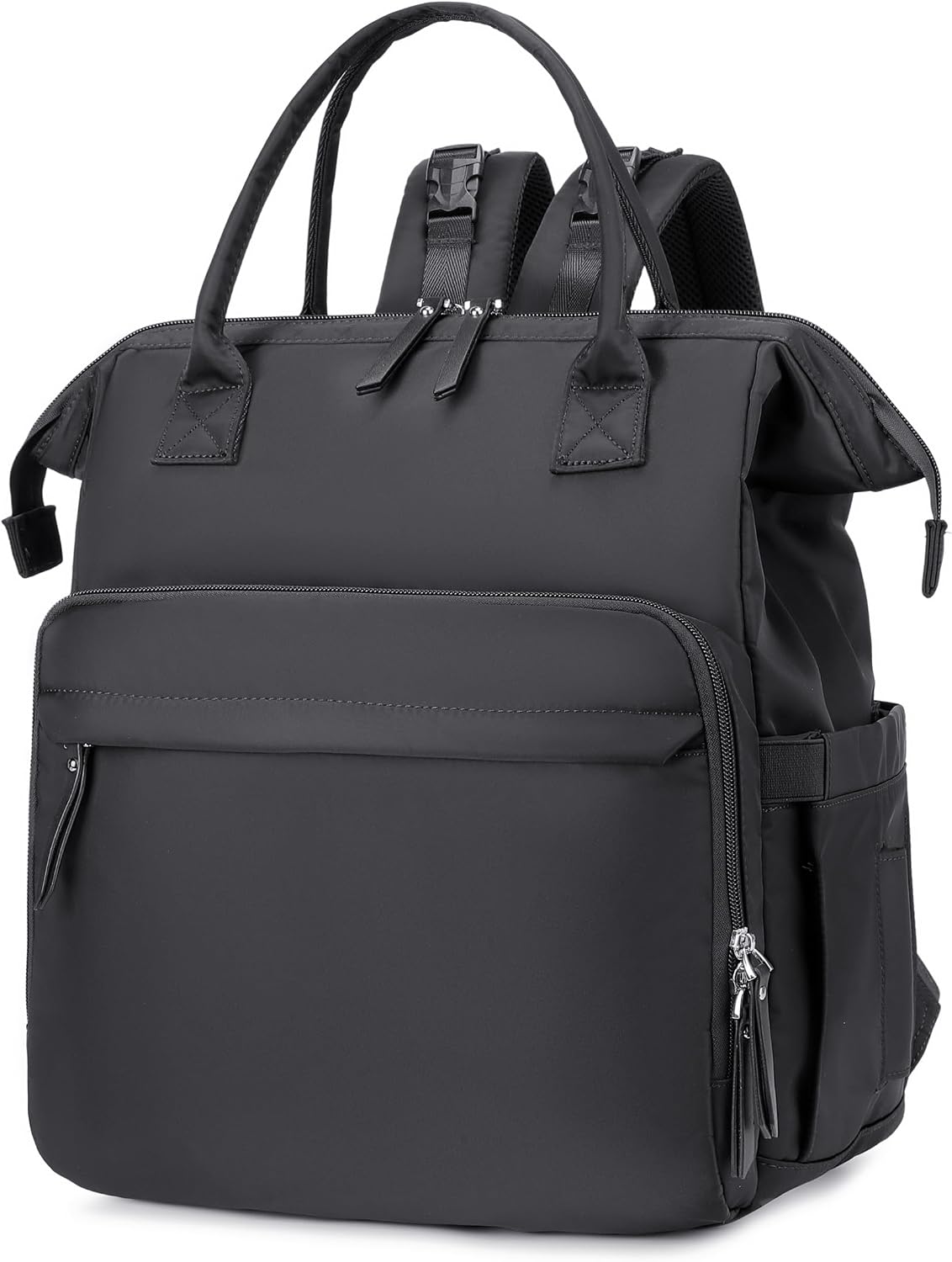 LORADI - Mochila convertible para pañales con tapa de apertura ampl...